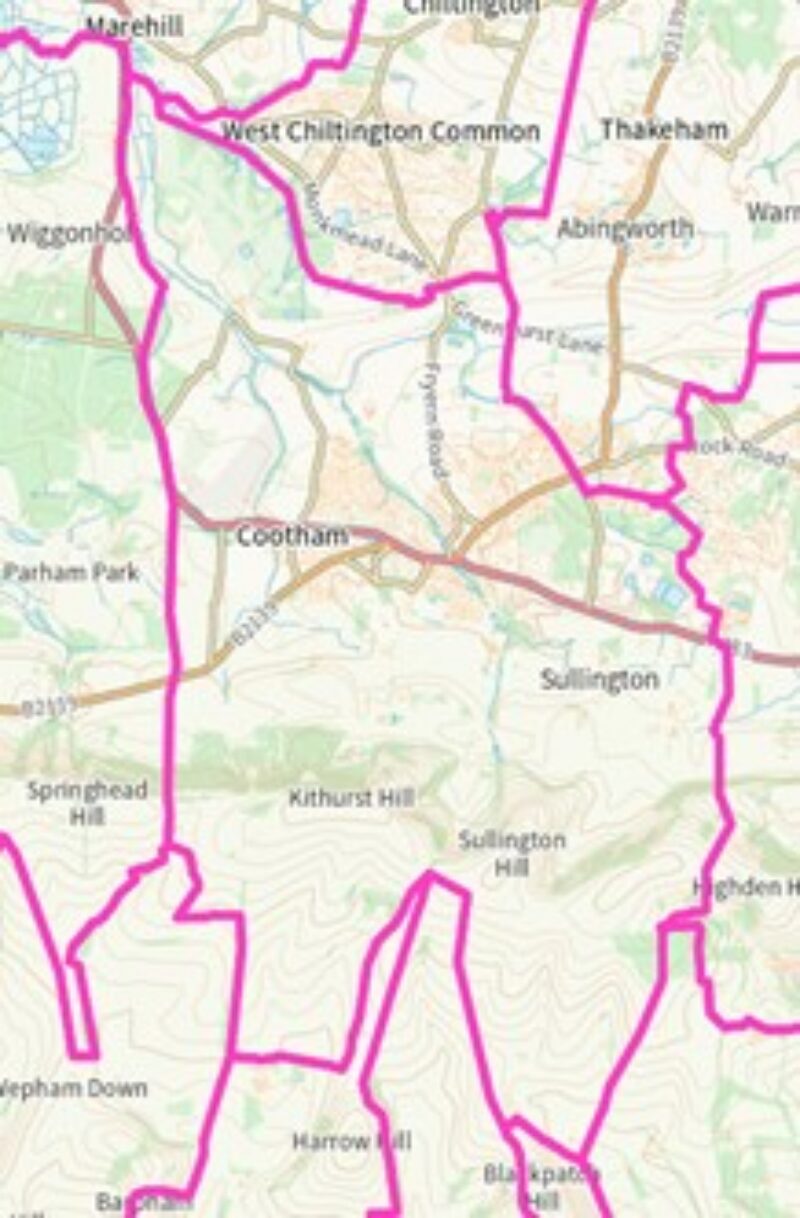 Storrington & Sullington Parish Council Election Map